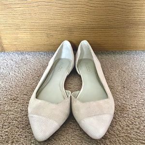 ALDO Light Blush D’Orsay Flats size 9